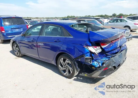 2025 Hyundai Elantra Hybrid Limited из США, поврежденный, VIN KMHLN4DJ7SU175846